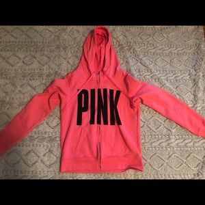 PINK zip up hoodie